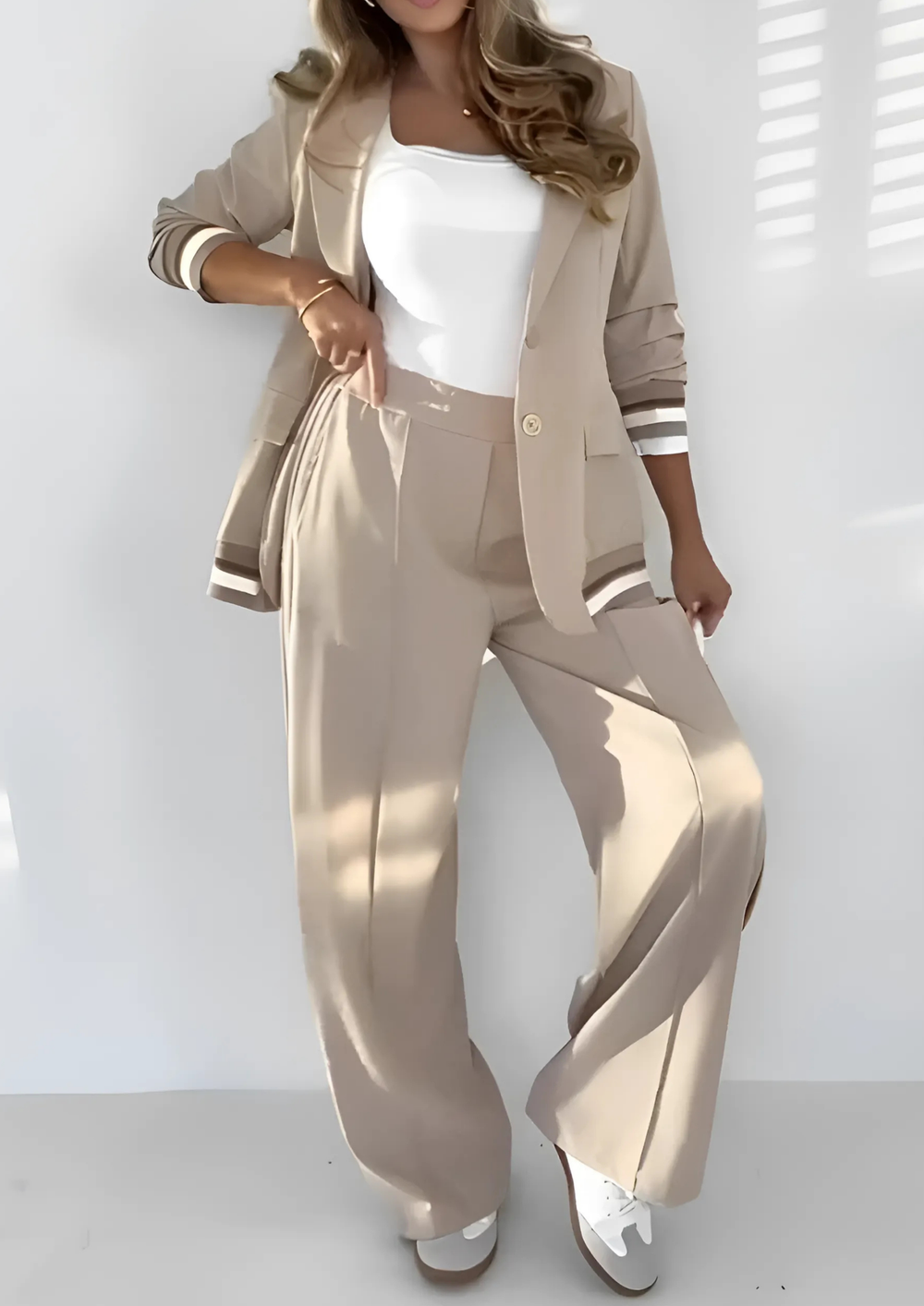 Nessa Lounge Set in Beige