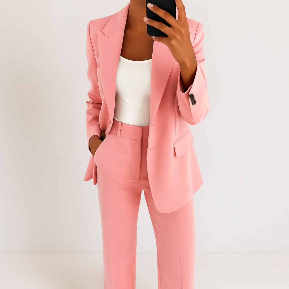 Ileora Draped Evening Set