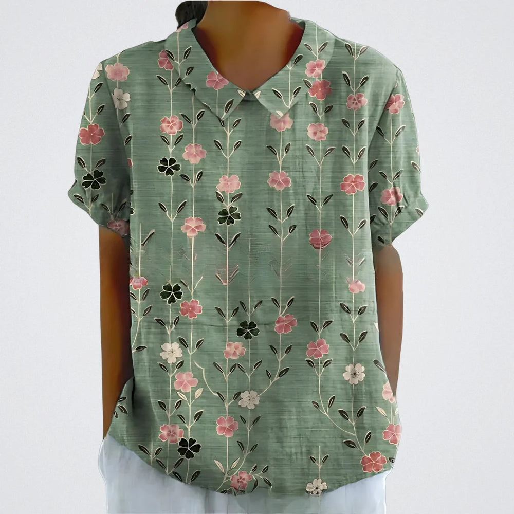 Lina Floral Detail Blouse