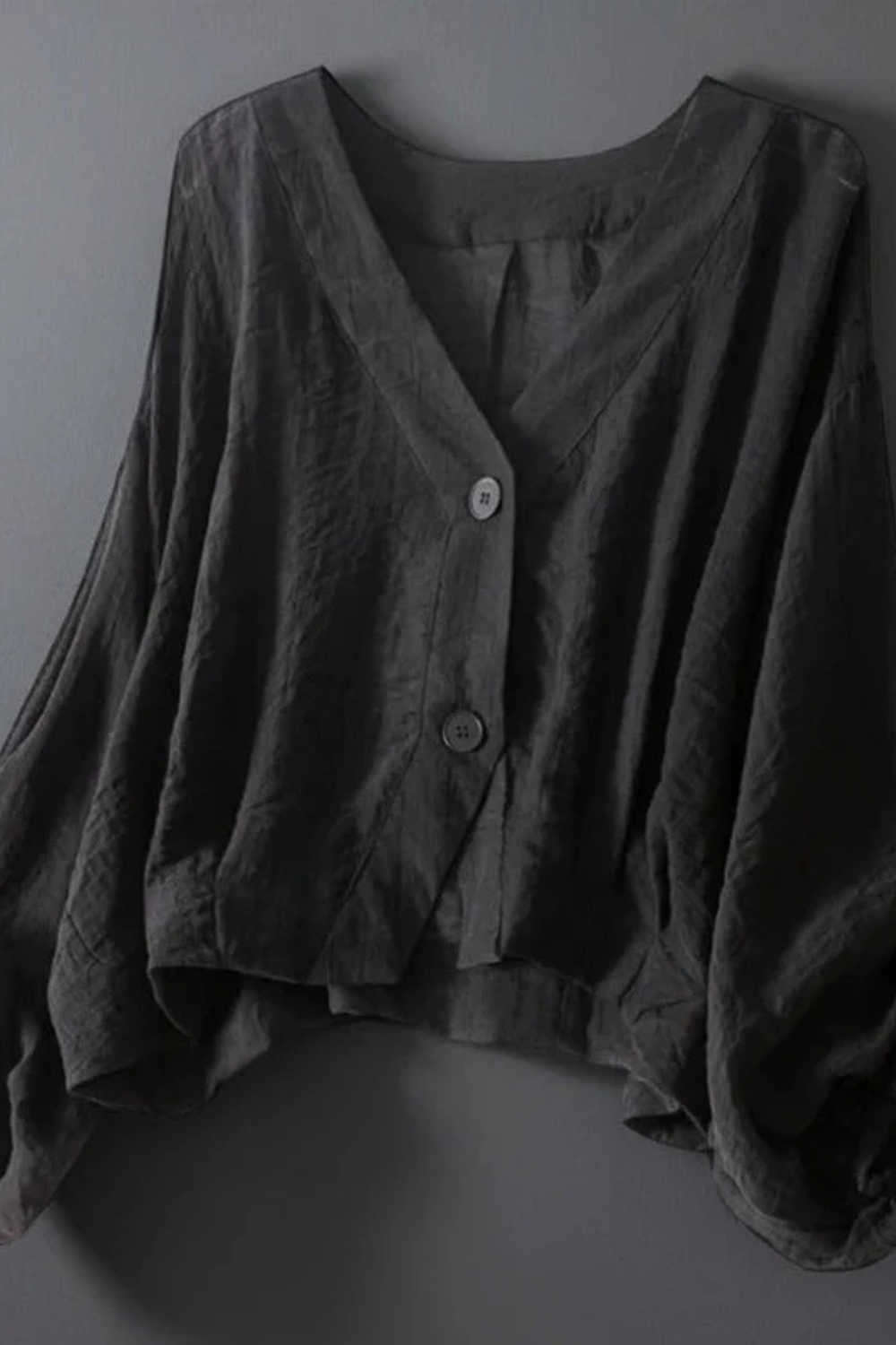 Aella Leinenbluse Black