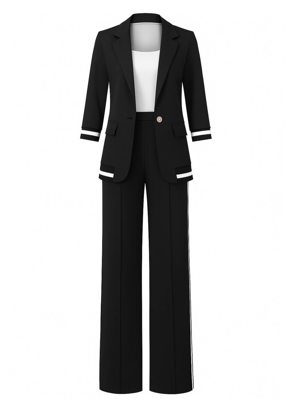 Nessa Black Lounge Set