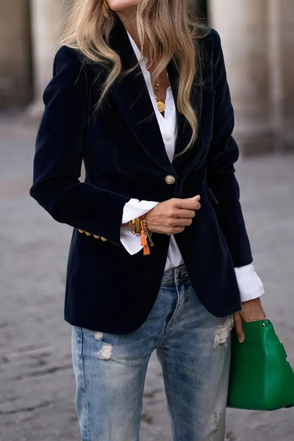 Melissa Velvet Jacket for Evenings and Everyday Style