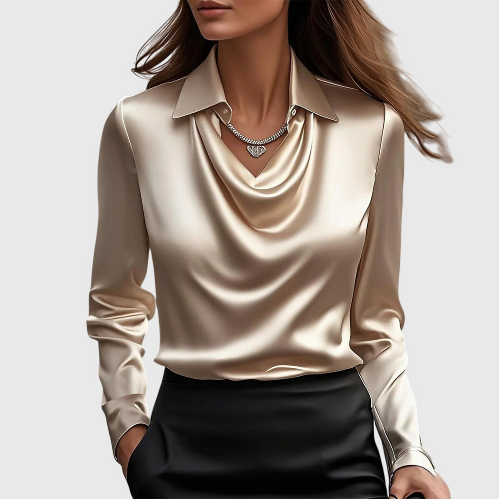Lynn Elegant Gold Blouse