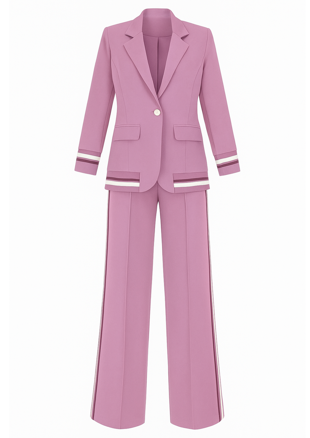 Nessa Zip-Top Lounge Set in Pink