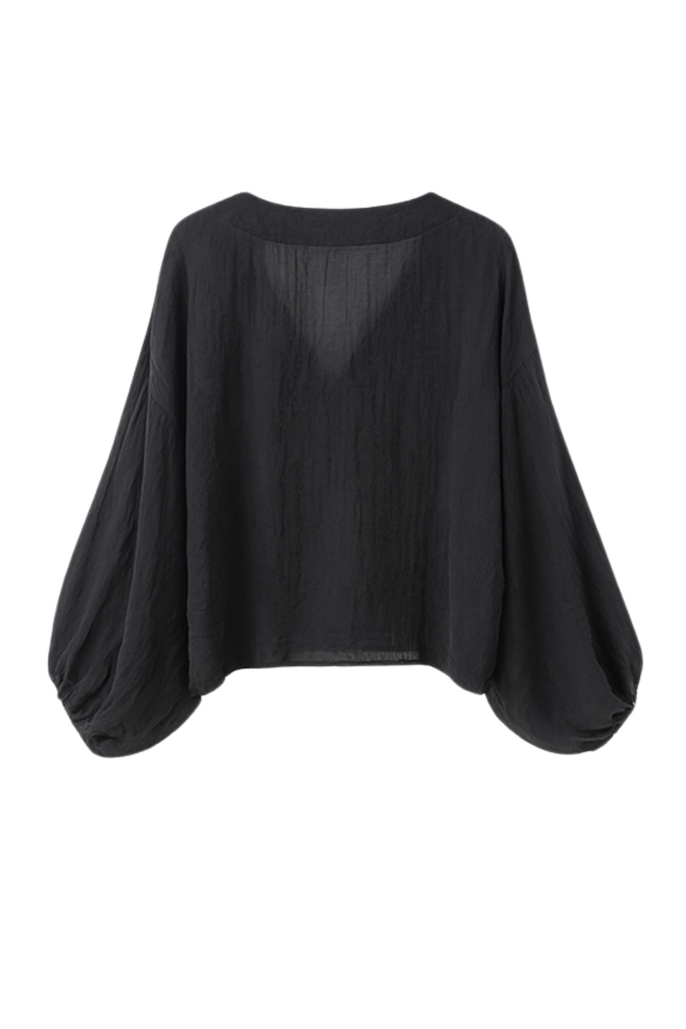 Aella Leinenbluse Black