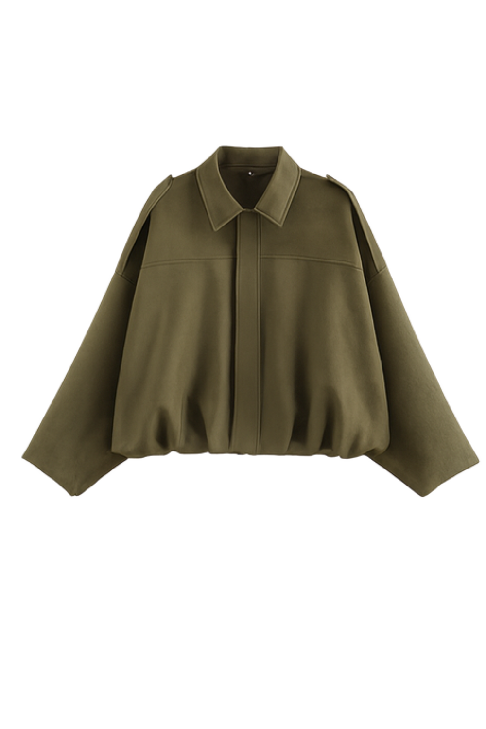 Nala Vintage Oversized Jacket in Green