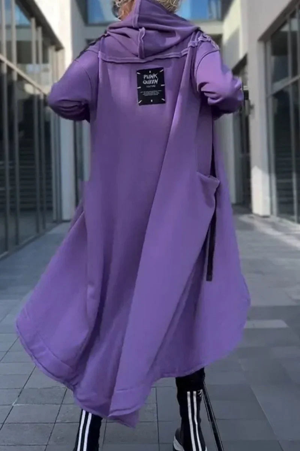 Nana Zip Hoodie Purple