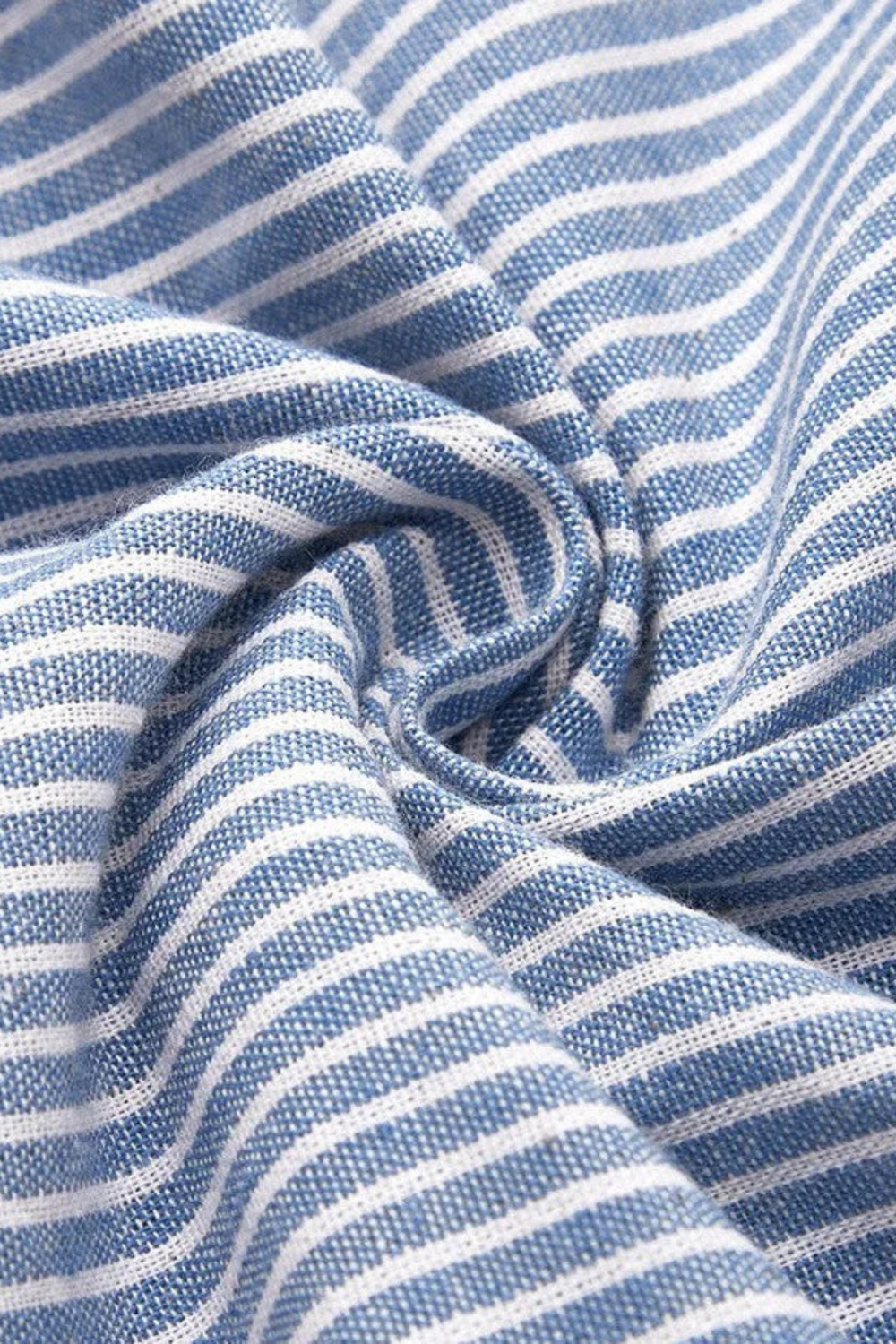 Roslyn Striped Cotton Midi Dress