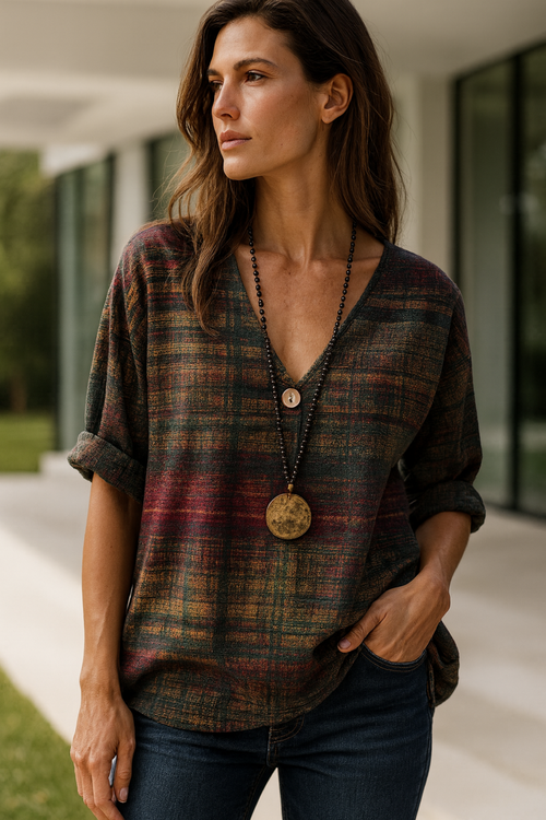 Kristinne Blouse with Free Necklace
