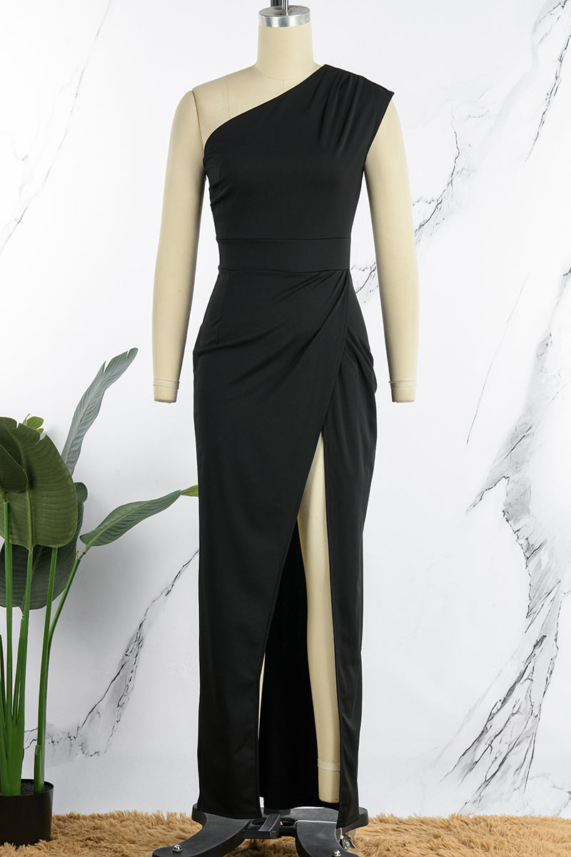 Evie One-Shoulder Sleeveless Maxi Dress for Women's Fashion Style