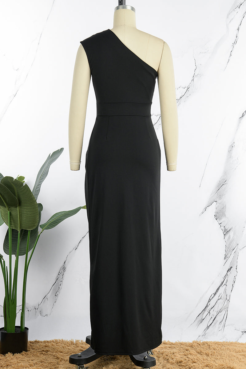 Evie One-Shoulder Sleeveless Maxi Dress for Women's Fashion Style