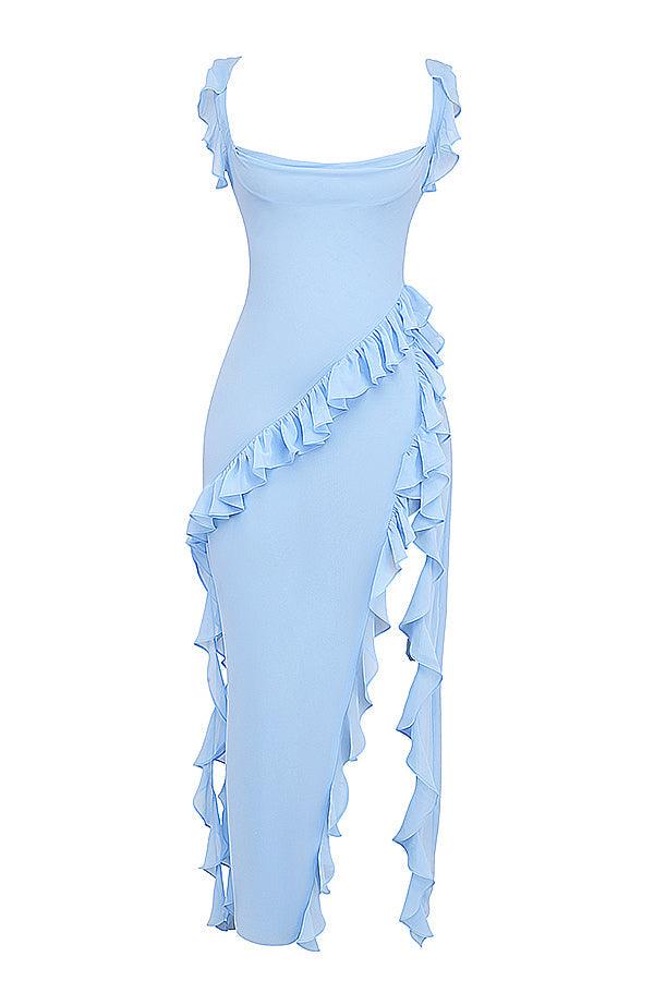 Venara High-Slit Dress