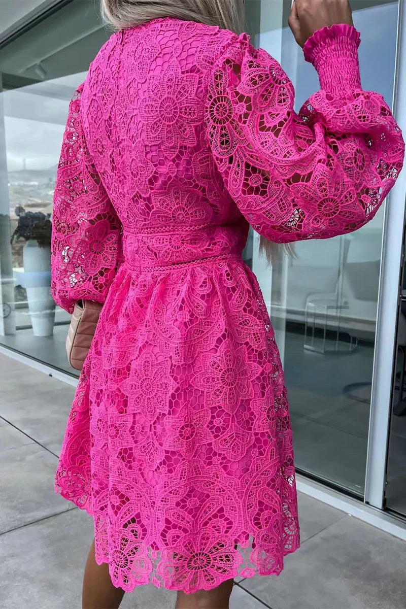 Annie Ruched Floral Off-Shoulder Dress
