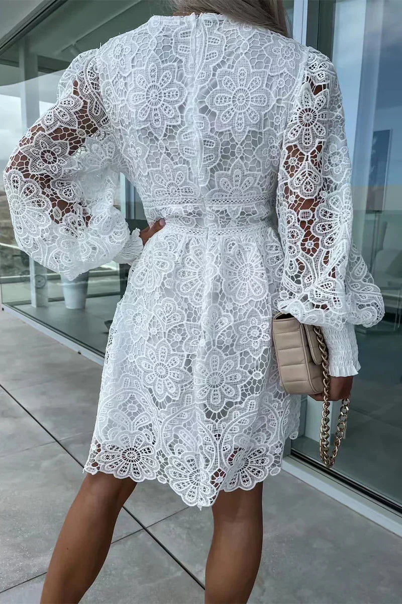 Annie Ruched Floral Off-Shoulder Dress