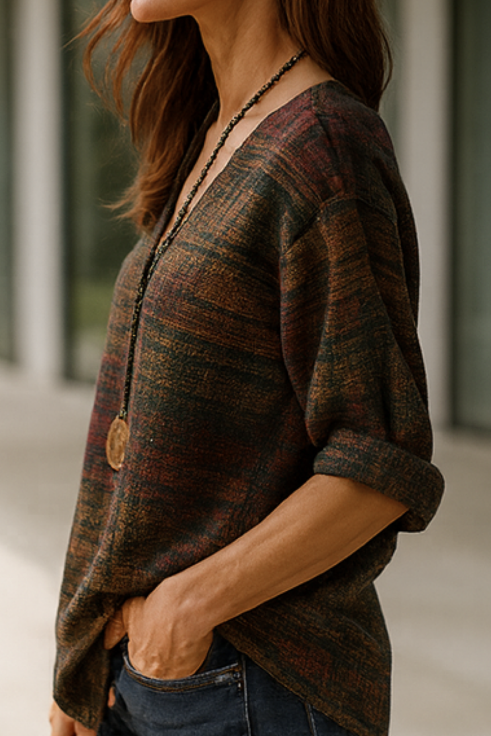 Kristinne Blouse with Free Necklace