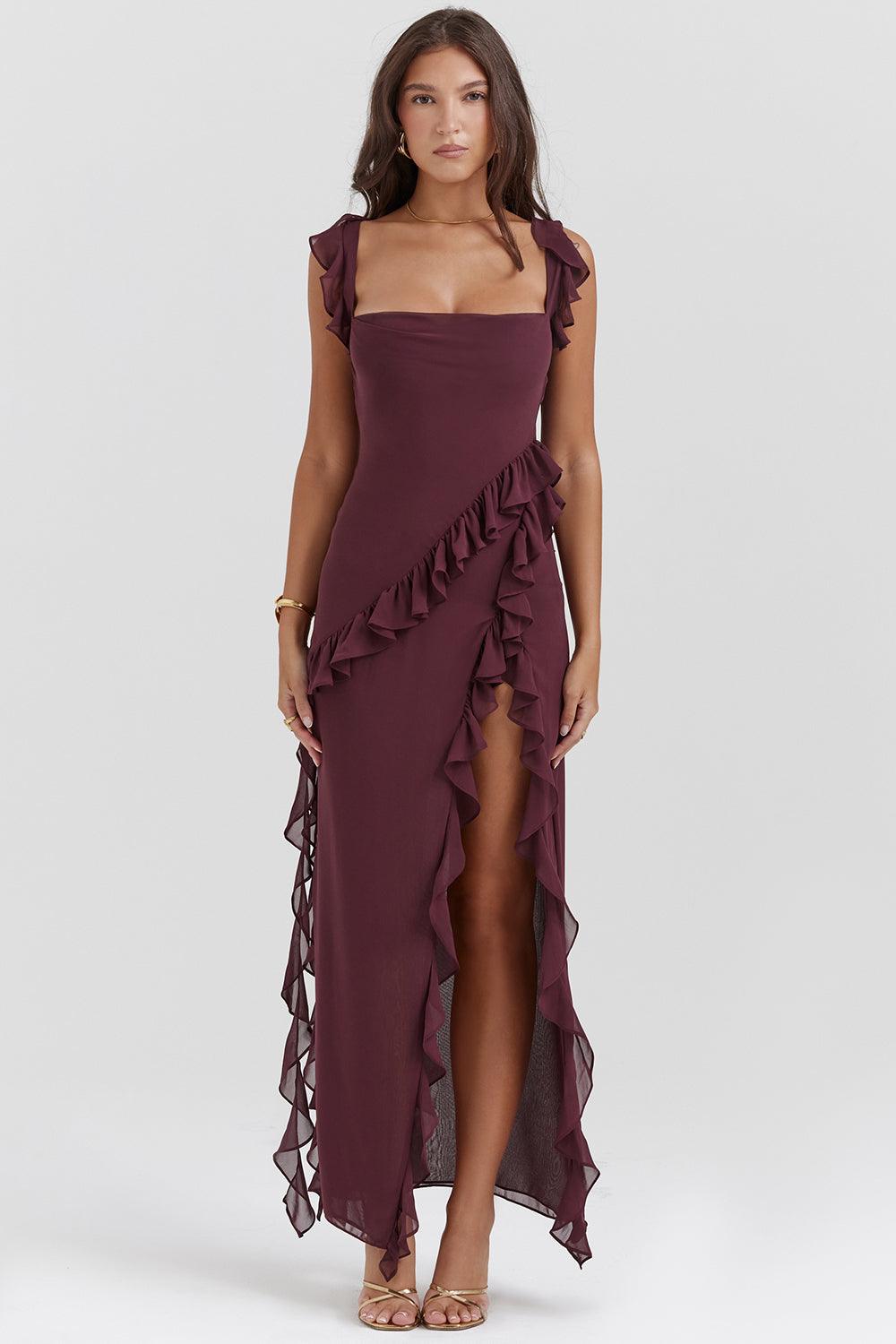 Venara High-Slit Dress