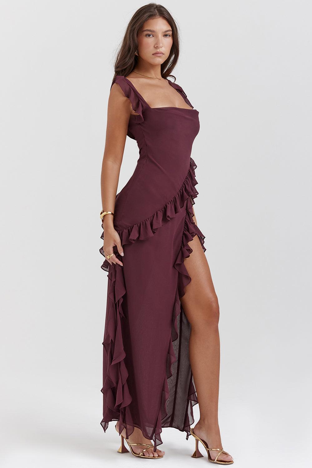 Venara High-Slit Dress
