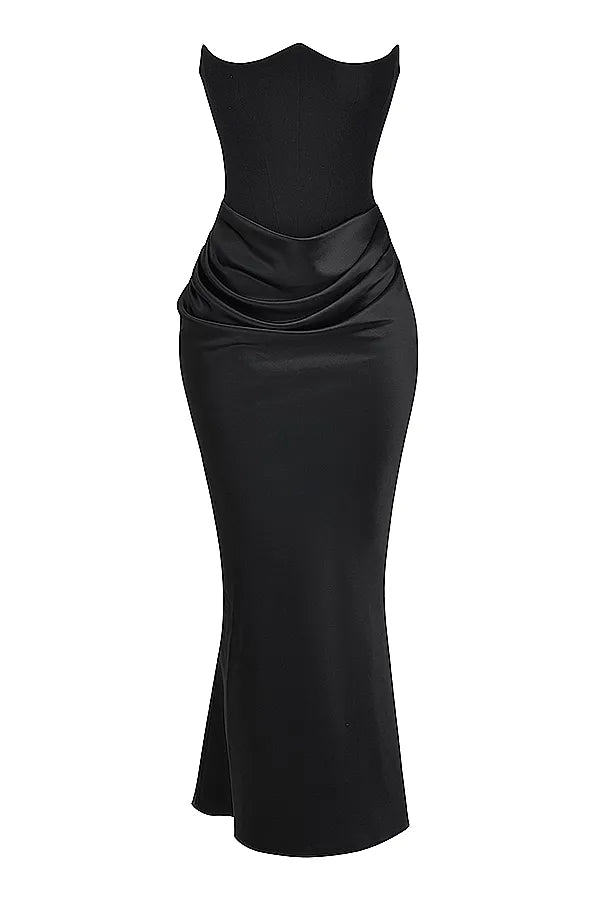 Elena Luxurious Maxi Dress in Premium Soft Fabric