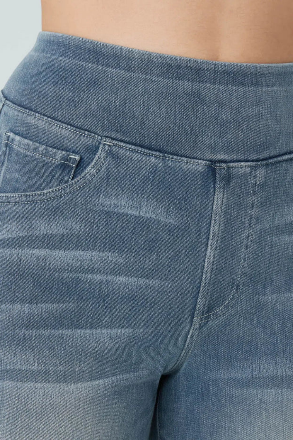 Evanna High-Waist Pants Hellblau