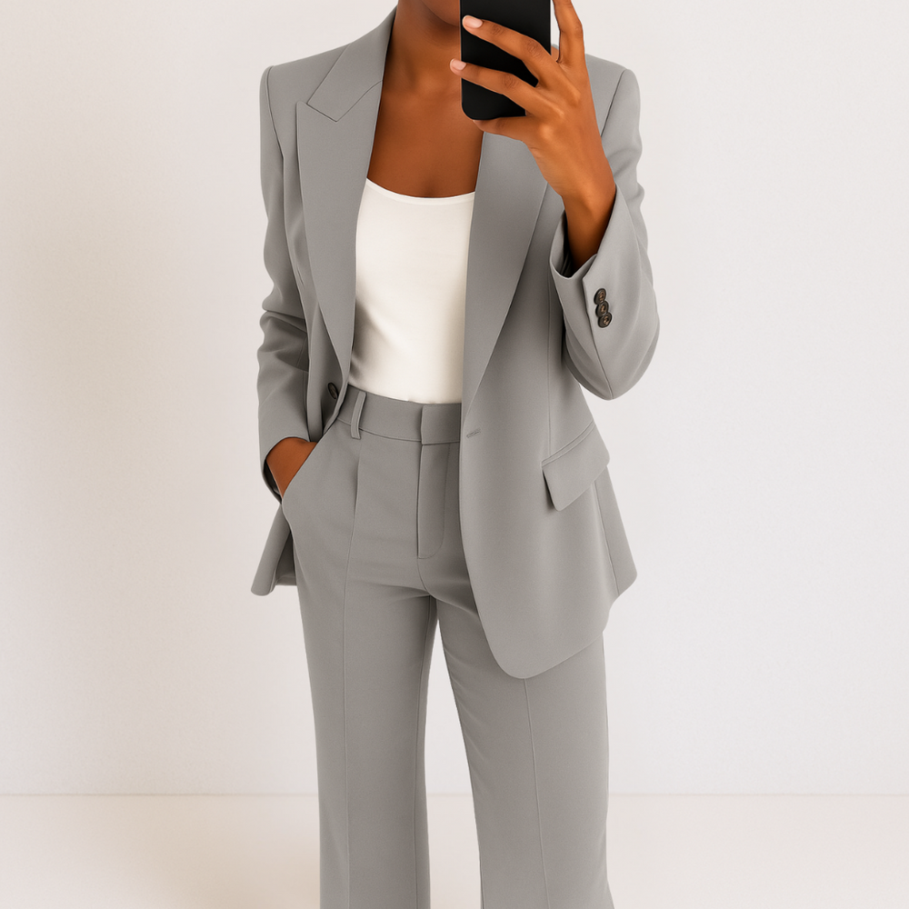 Ileora Draped Evening Set