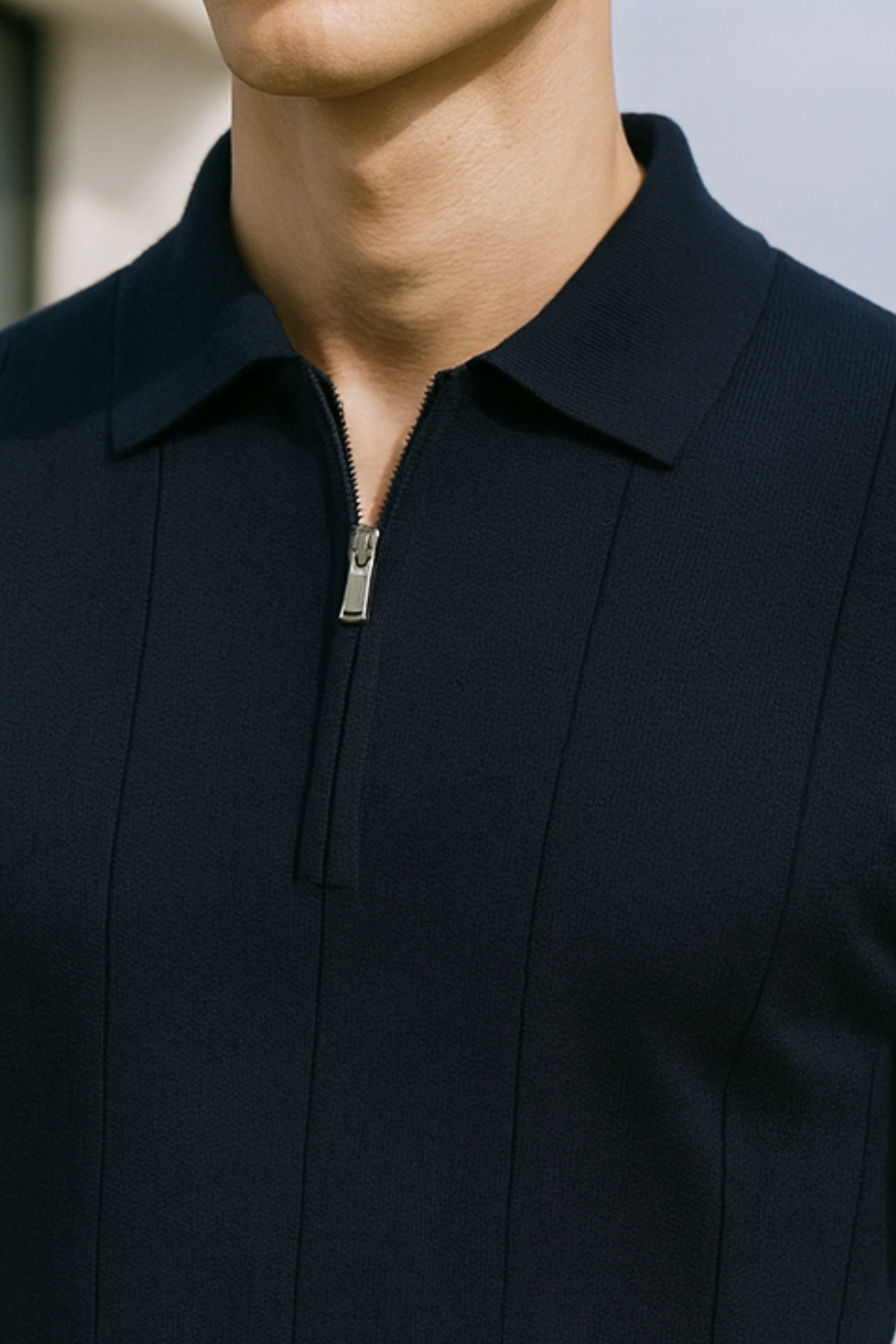 Mykonos Textured Knit Polo Shirt