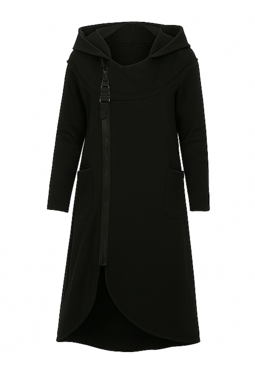 Nana Zip Hoodie Black