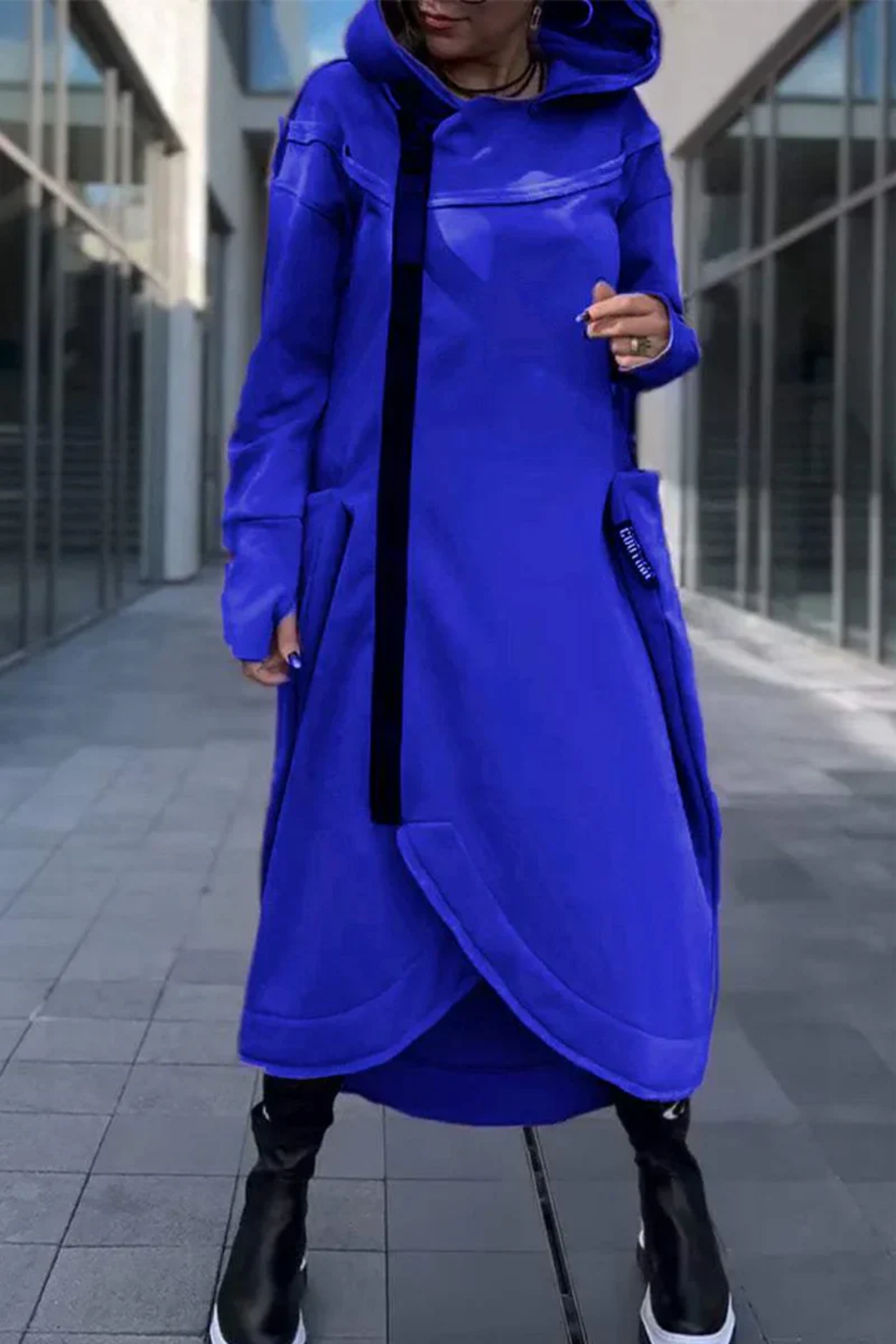 Nana Zip Hoodie Blue