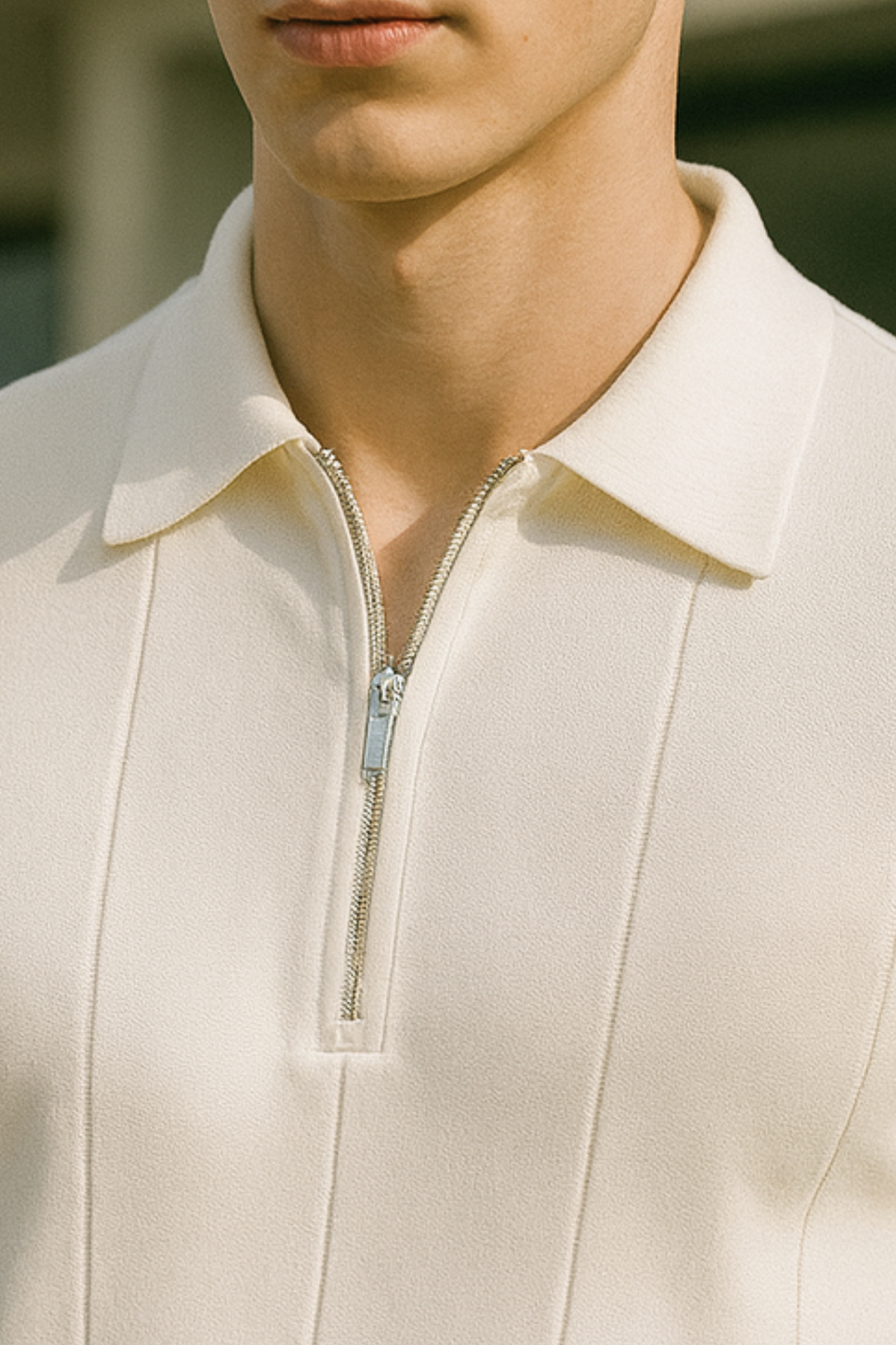 Mykonos Textured Knit Polo Shirt