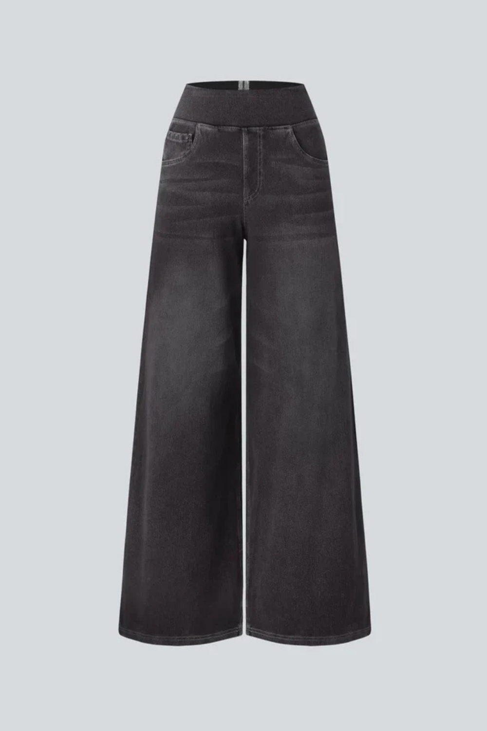 Evanna High-Waist Pants Black