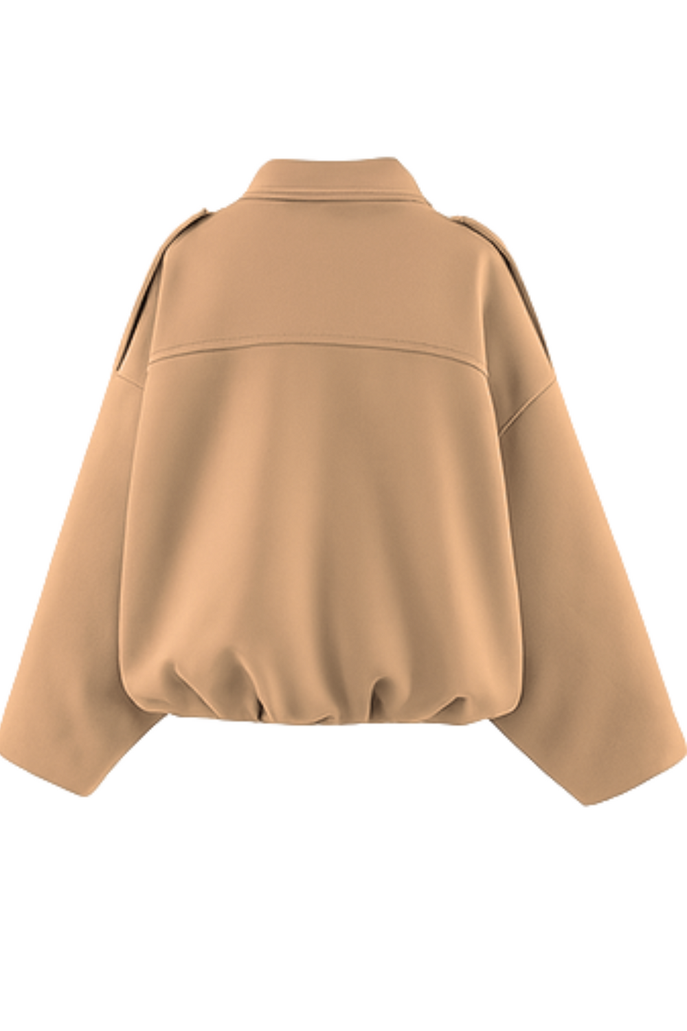 Nala Vintage Oversized Jacket in Beige