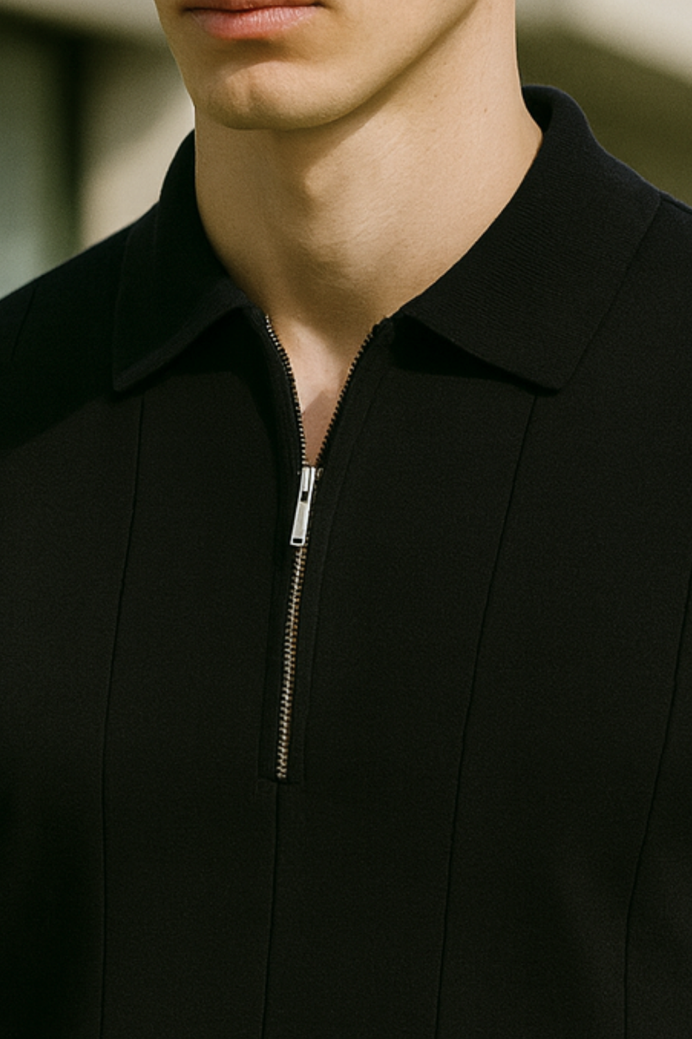 Mykonos Textured Knit Polo Shirt