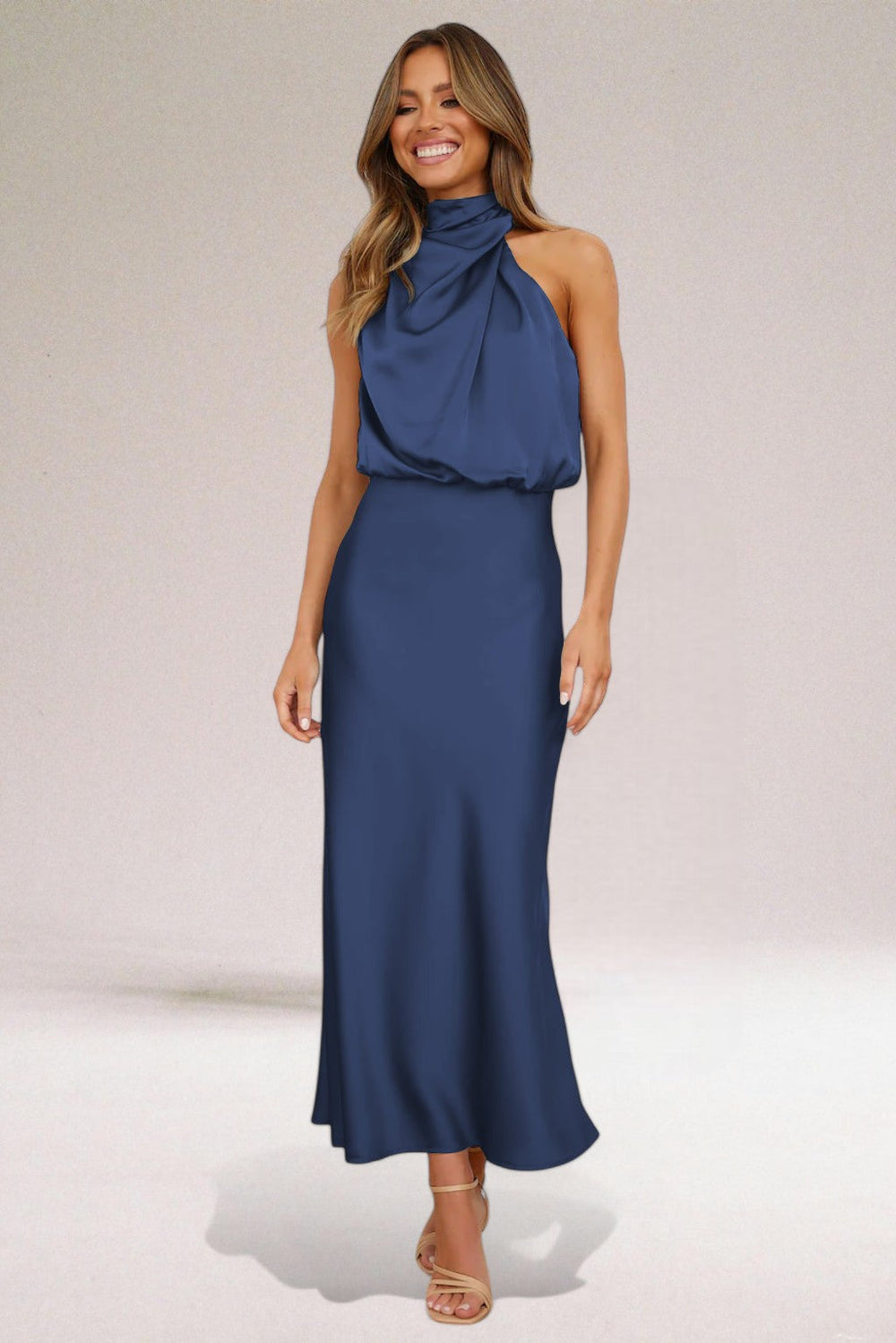 Flavia Satin Dress