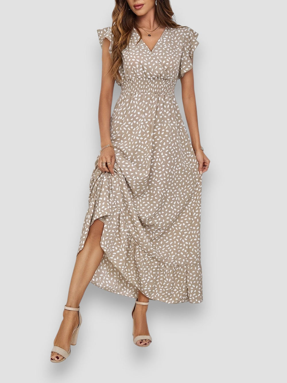 Antonella Ruffle Dress