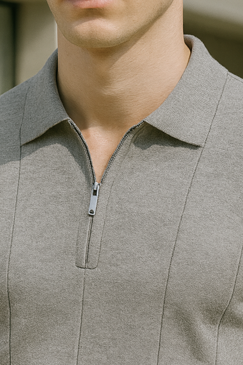 Mykonos Textured Knit Polo Shirt