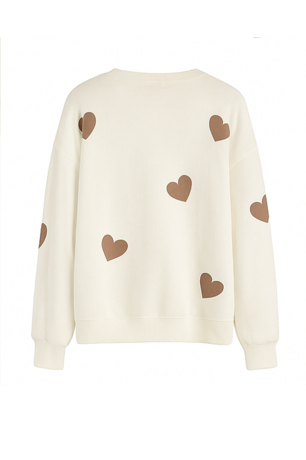 Maya Cotton-Blend Heart Print Sweater