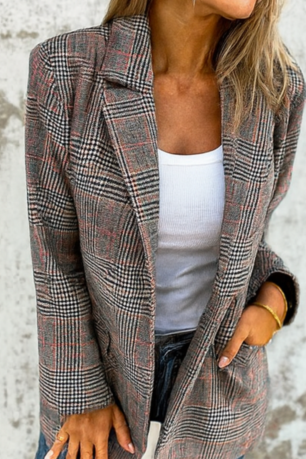 Flora Quilted Diamond Jacket Brown
