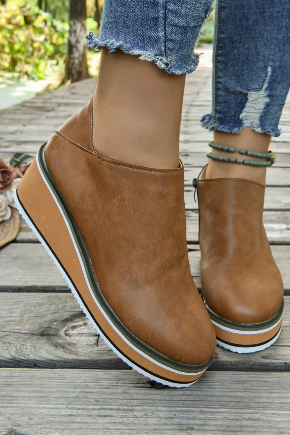 Trinity Waterproof Ankle Boot with Side Zip Entry Premium