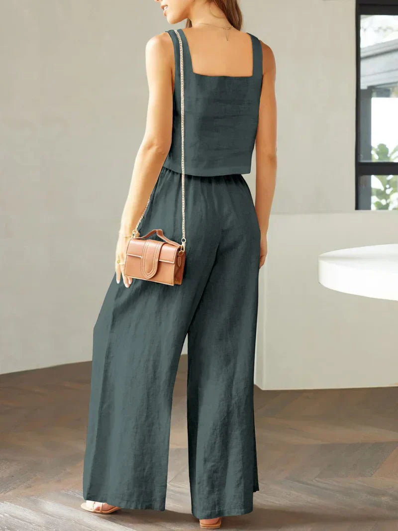Scarlett Square Neck Top & Pants Set