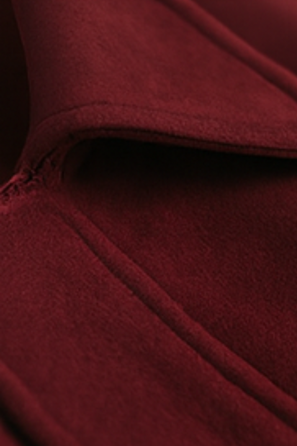 Nala Vintage Oversized Jacket in Red