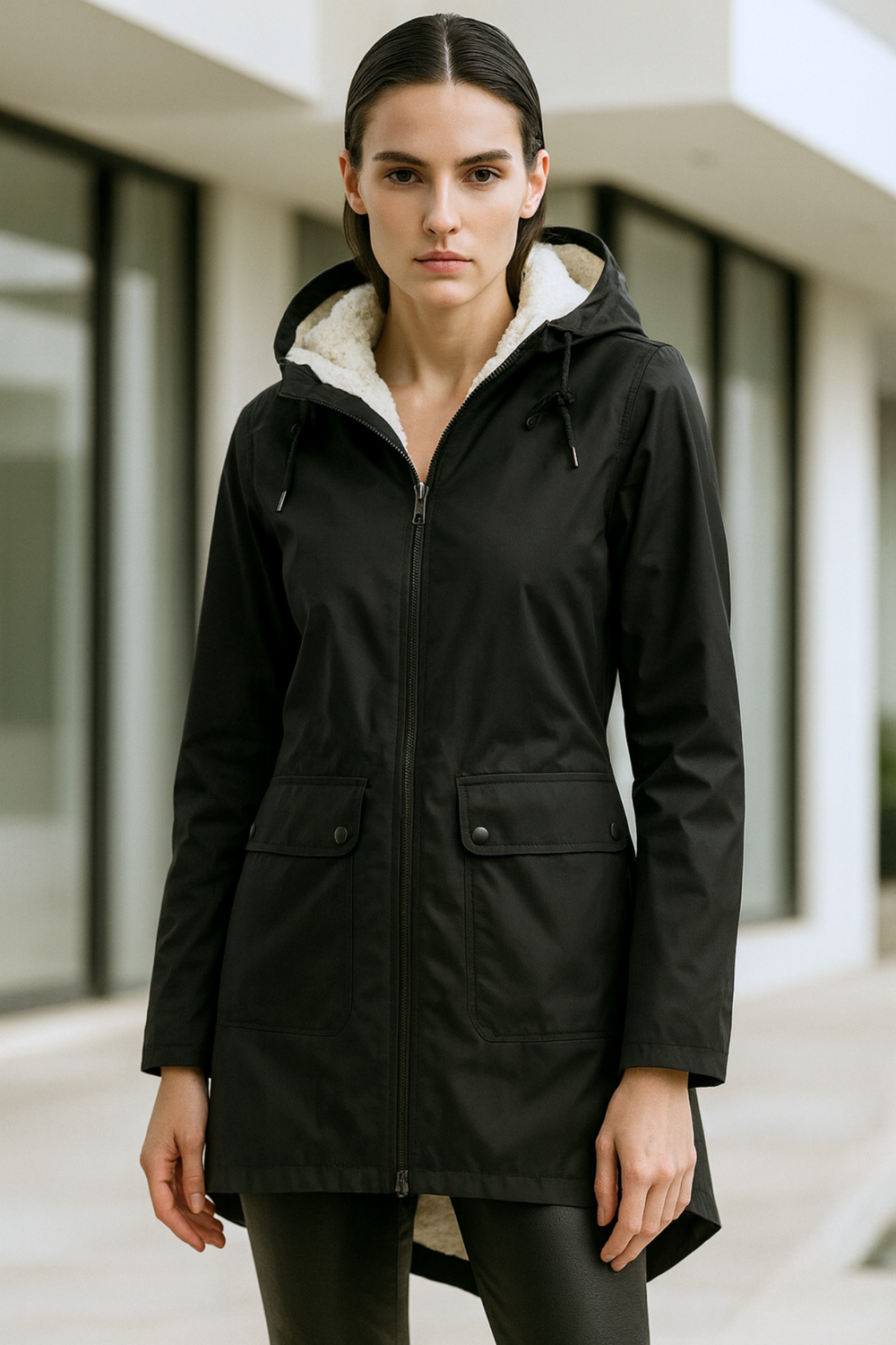 Pauline Waterproof Windproof Rain Jacket for All Seasons