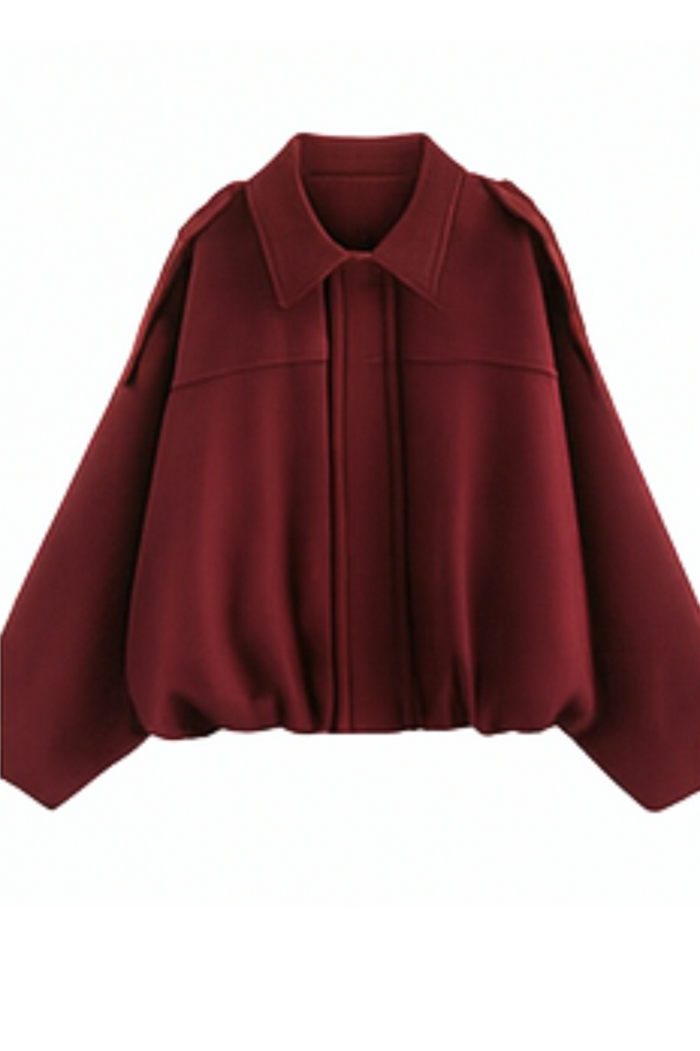 Nala Vintage Oversized Jacket in Red