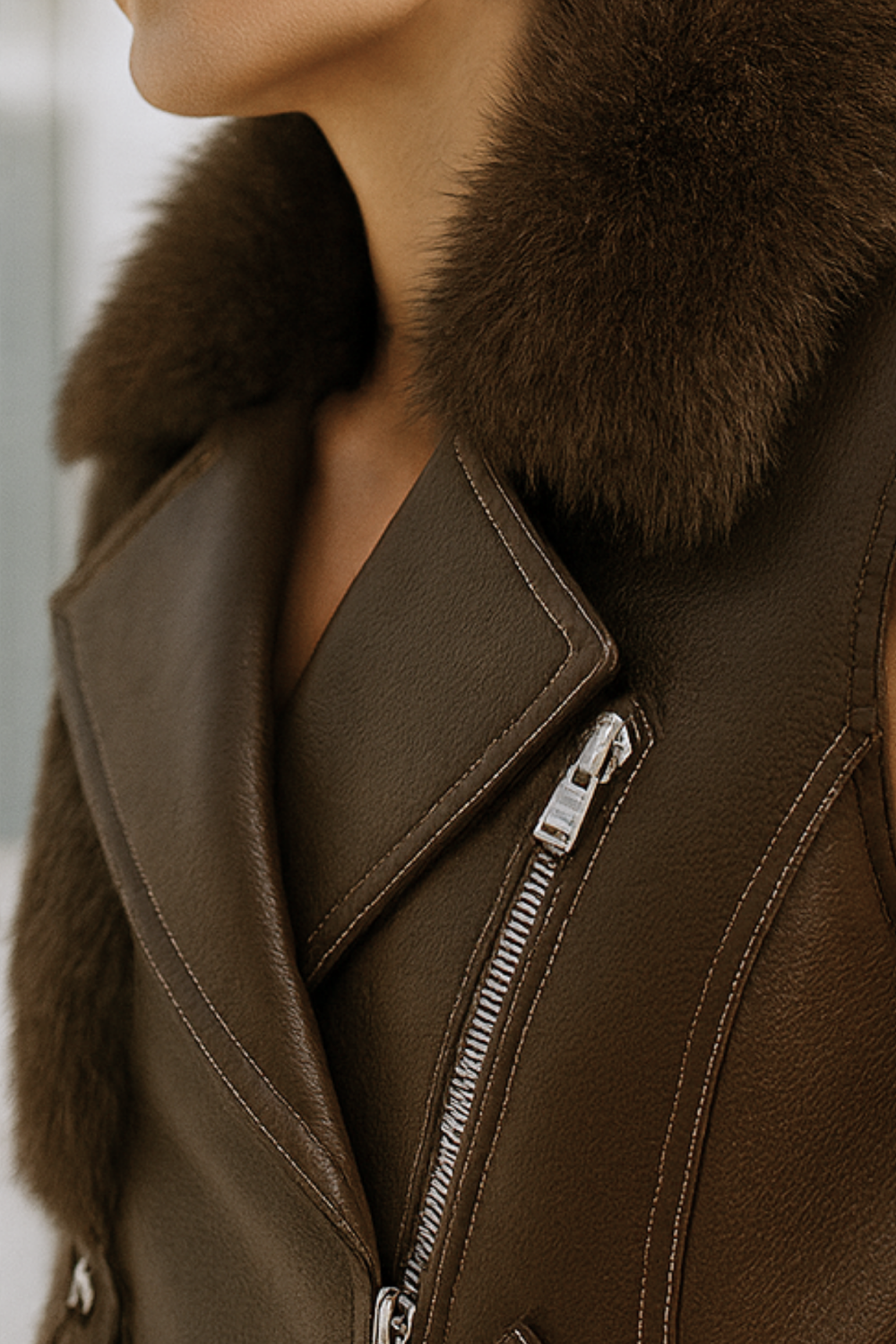 Colby Elegant Leather Vest