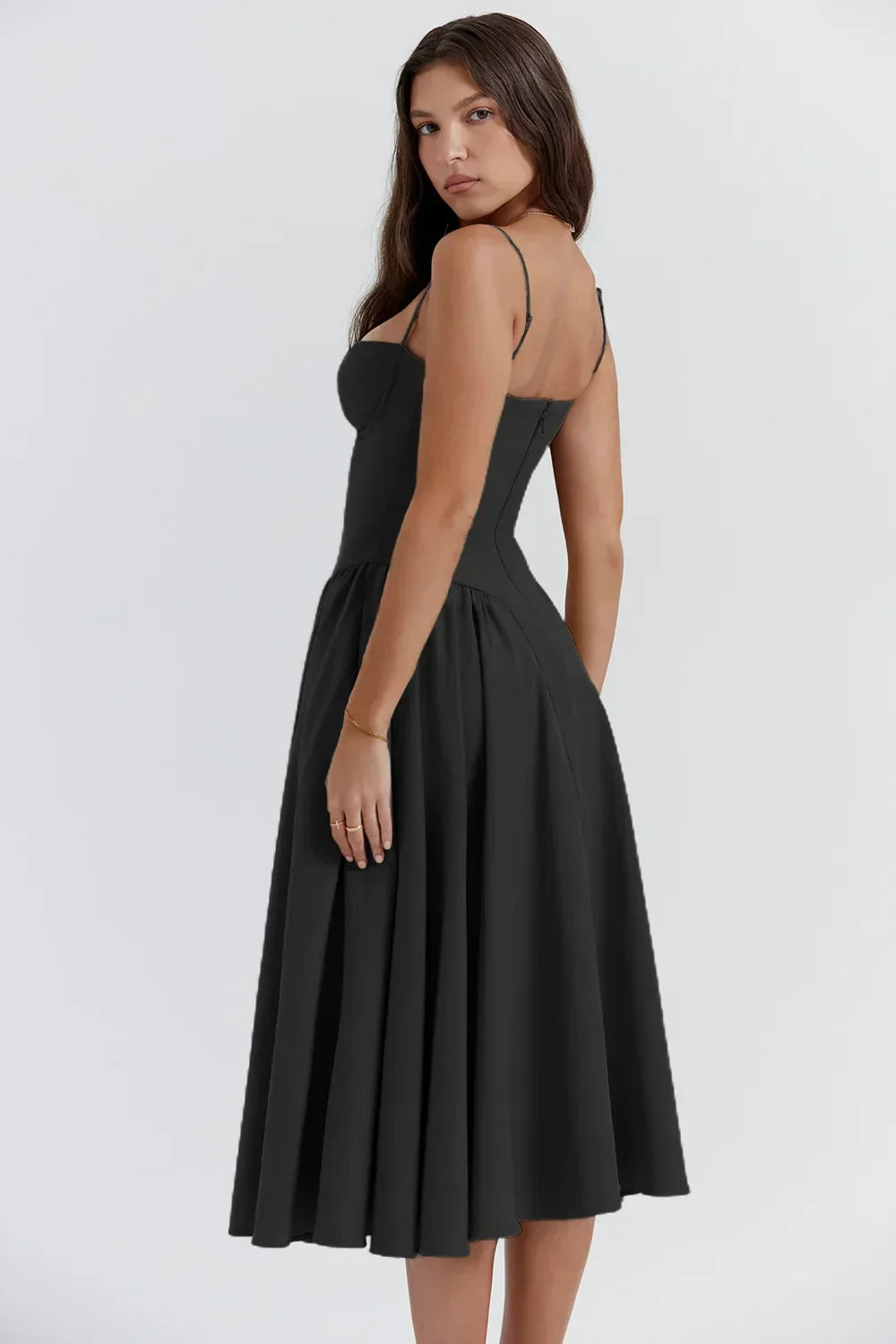 Michaela Sleeveless Midi Dress