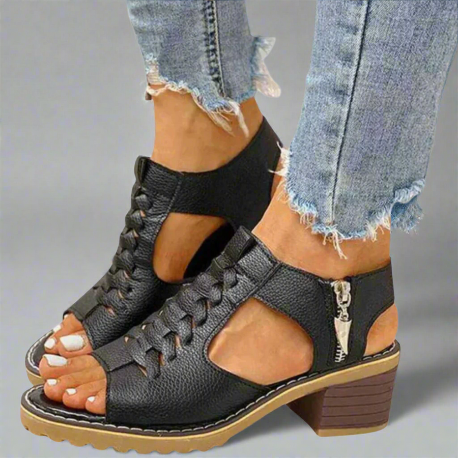 Lise Comfort Strappy Open-Toe Adjustable-Strap Sandals