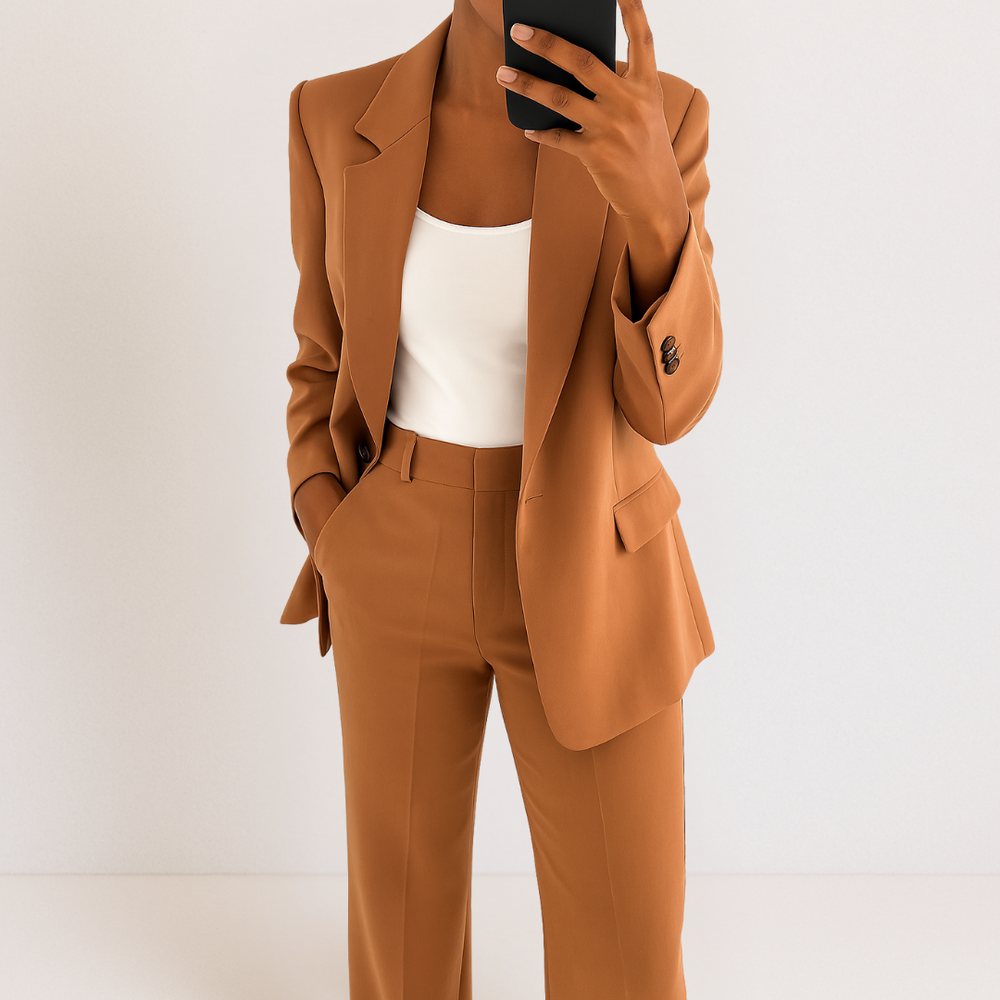 Ileora Draped Evening Set