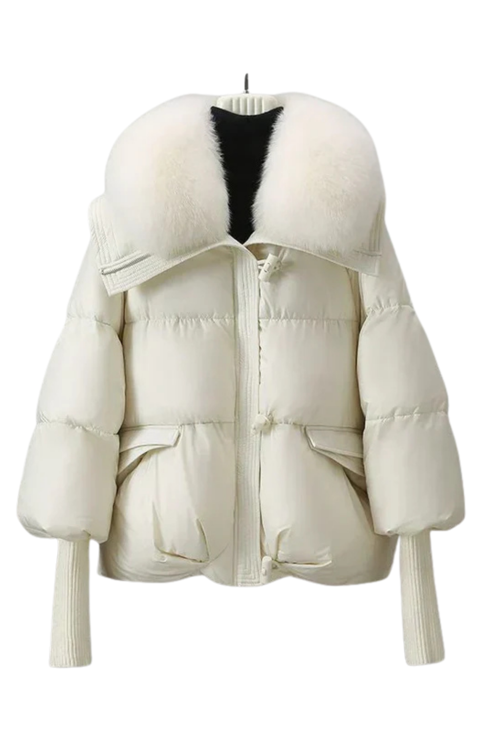 Indila Faux Fur Collar Jacket