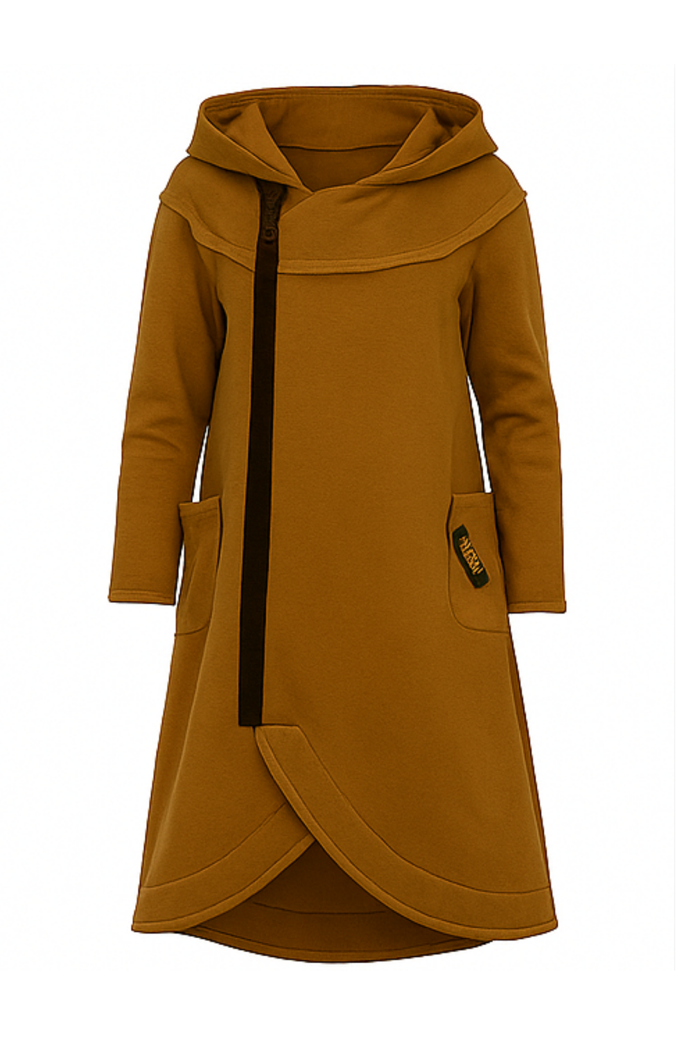 Nana Zip Hoodie Brown
