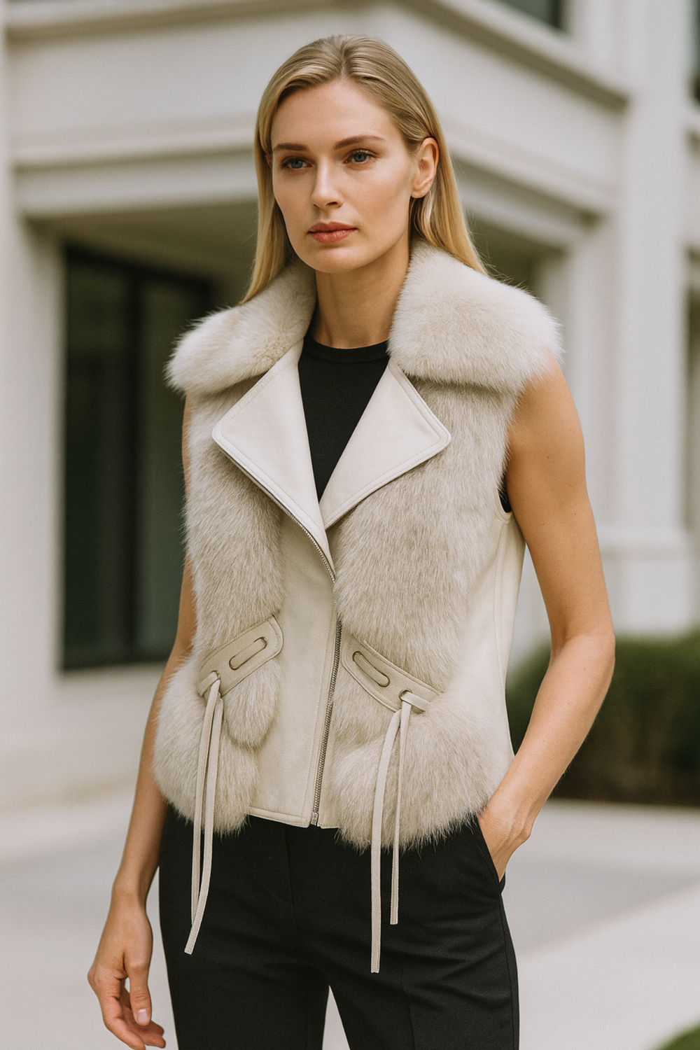 Colby Elegant Leather Vest