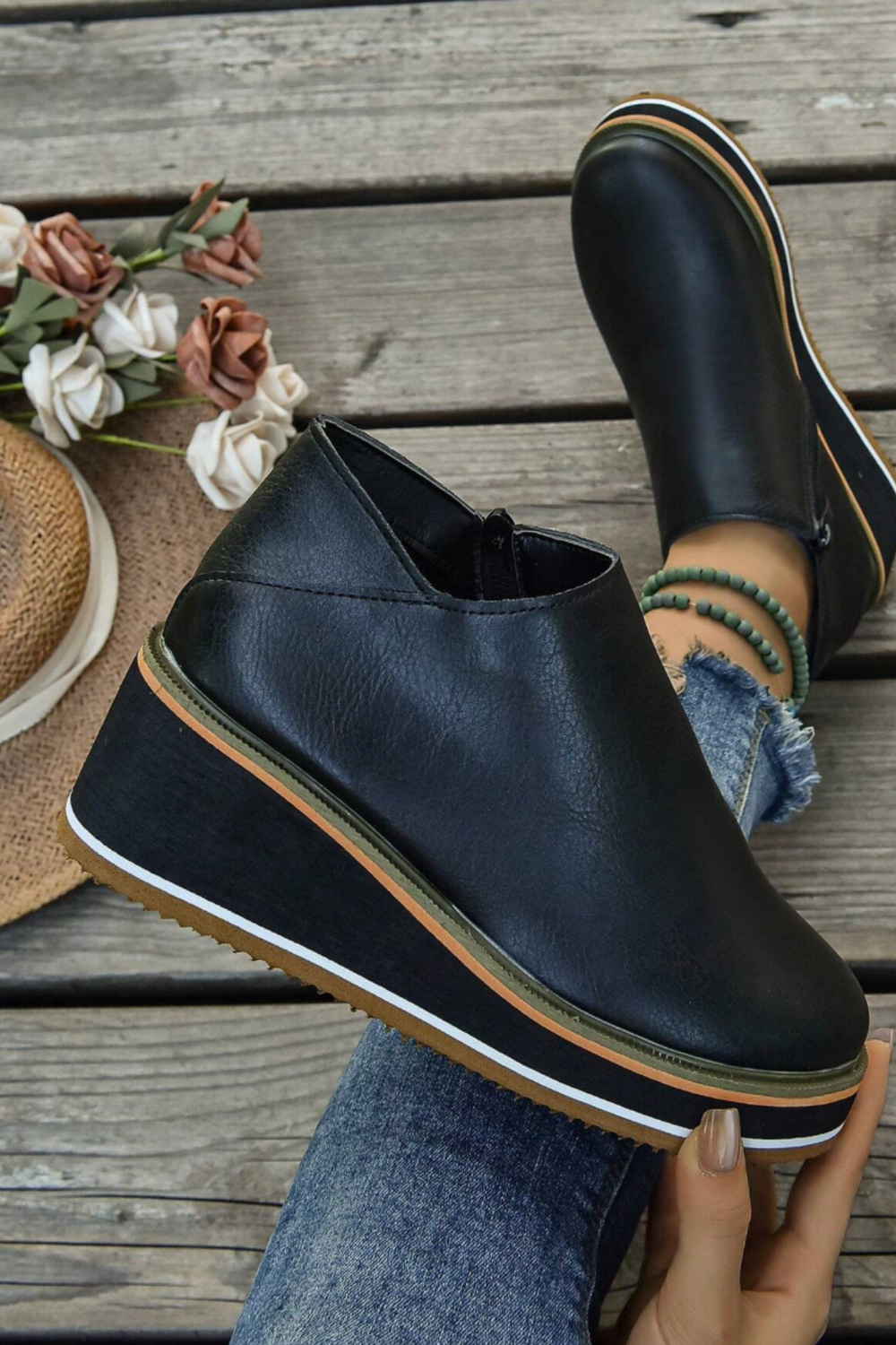 Trinity Waterproof Ankle Boot with Side Zip Entry Premium