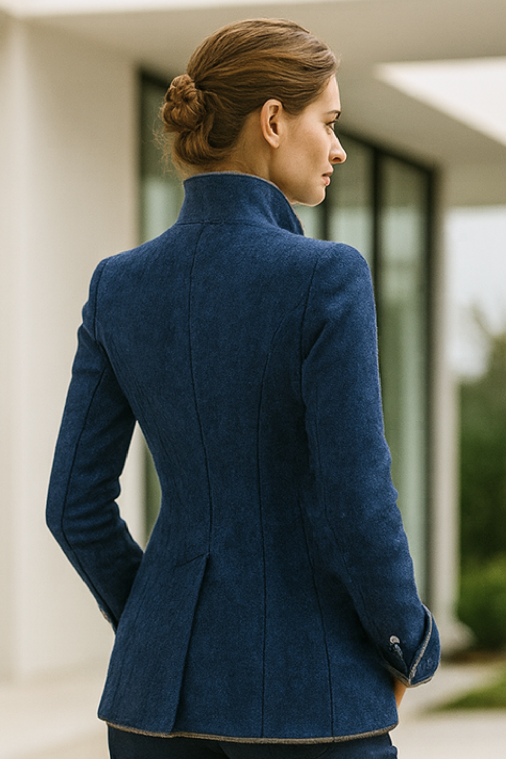 Valerie High-Neck Cardigan
